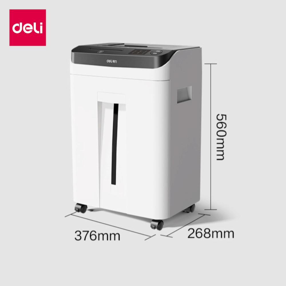 เครื่องทำลายเอกสารอัตโนมัติ DELI GA850-WH-01 25ลิตร สีขาว